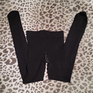 NWOT Black Stockings Tights Stretchy Socks Size S Small Stretch